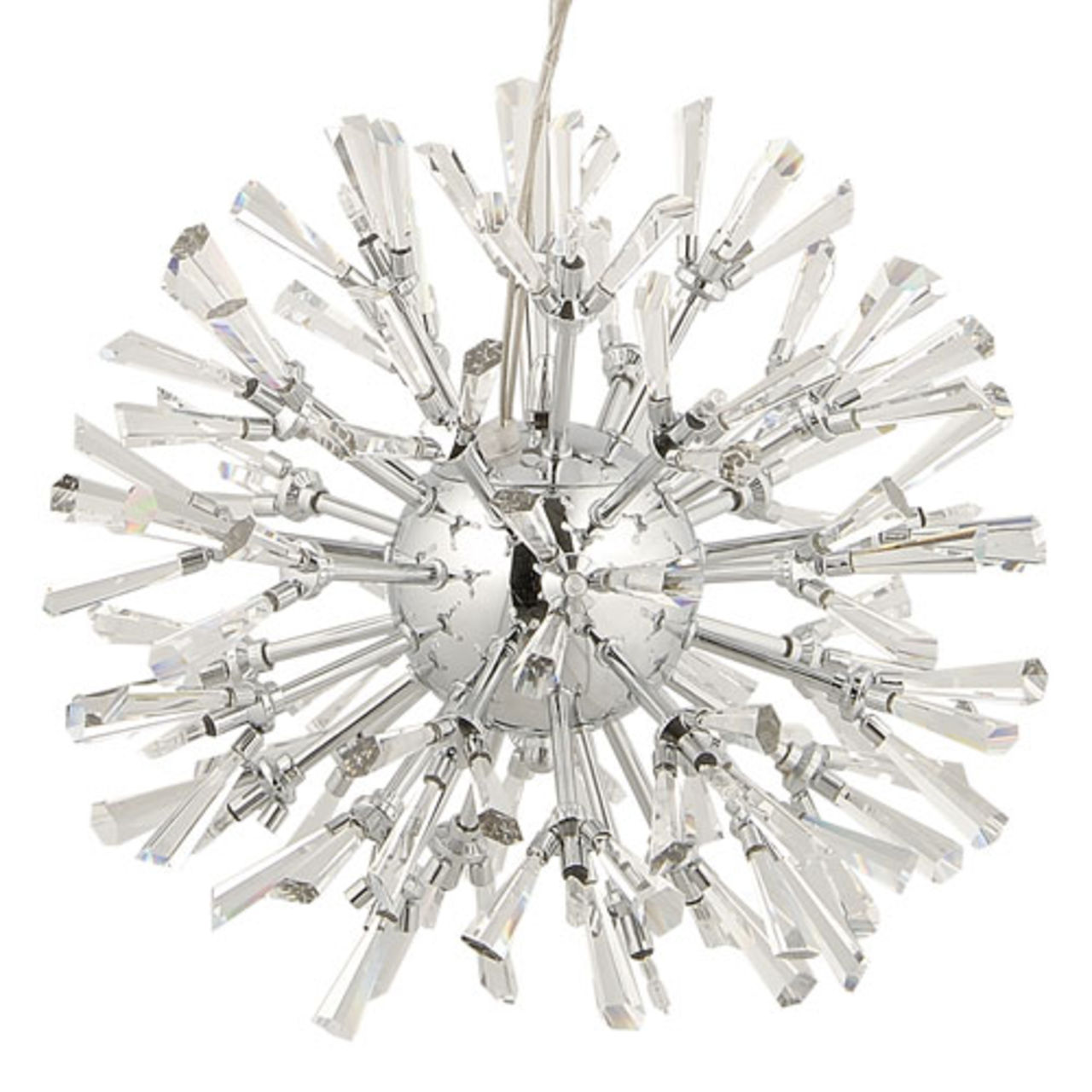 Discoboll + kristallkrona = John Lewis lampa