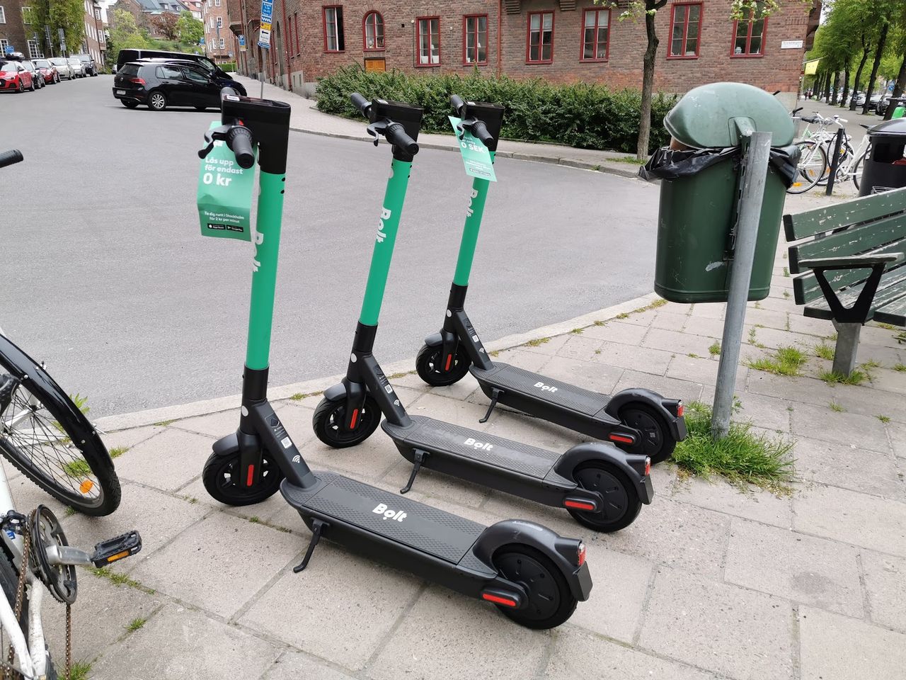Bolt slutar hyra ut elsparkcyklar på helgnätter