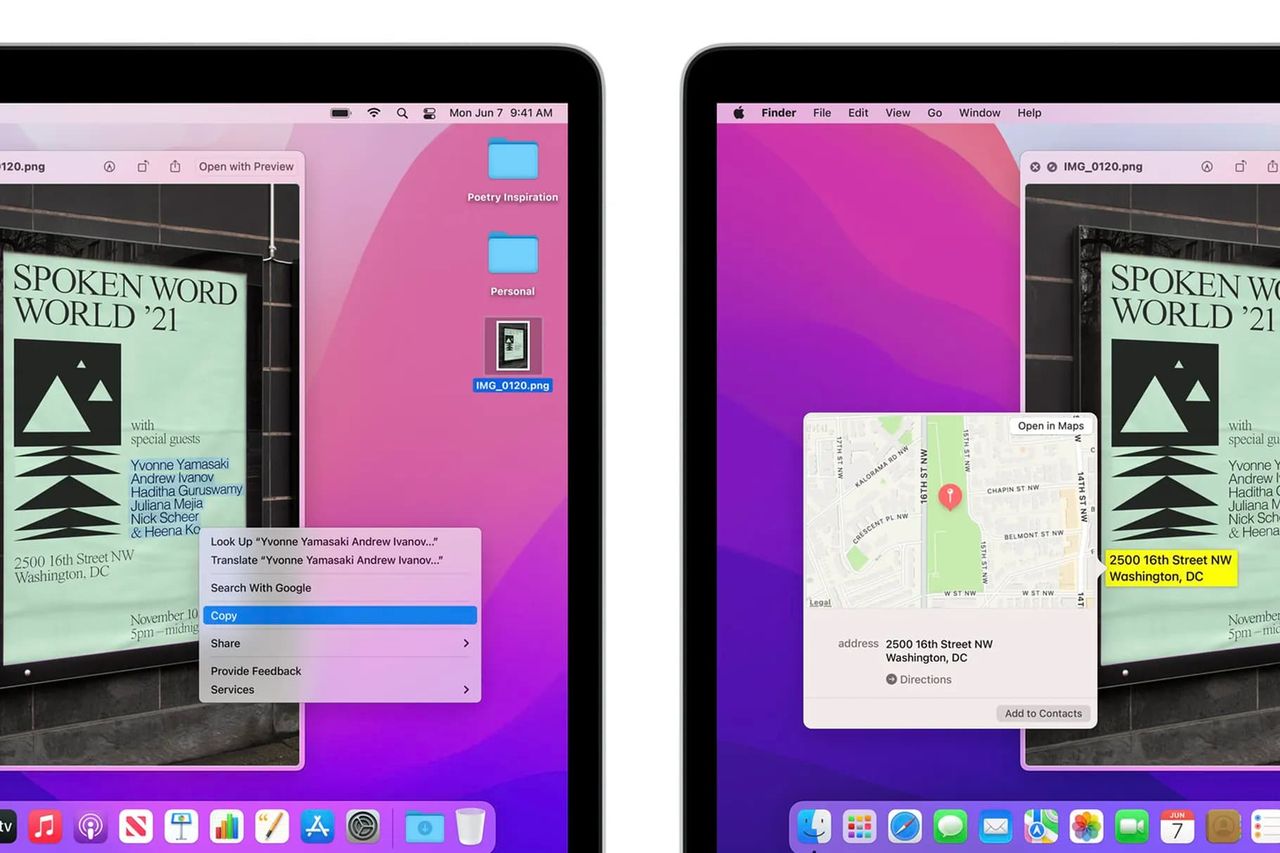 Apples Live Text-funktion kräver inte längre Apple Silicon