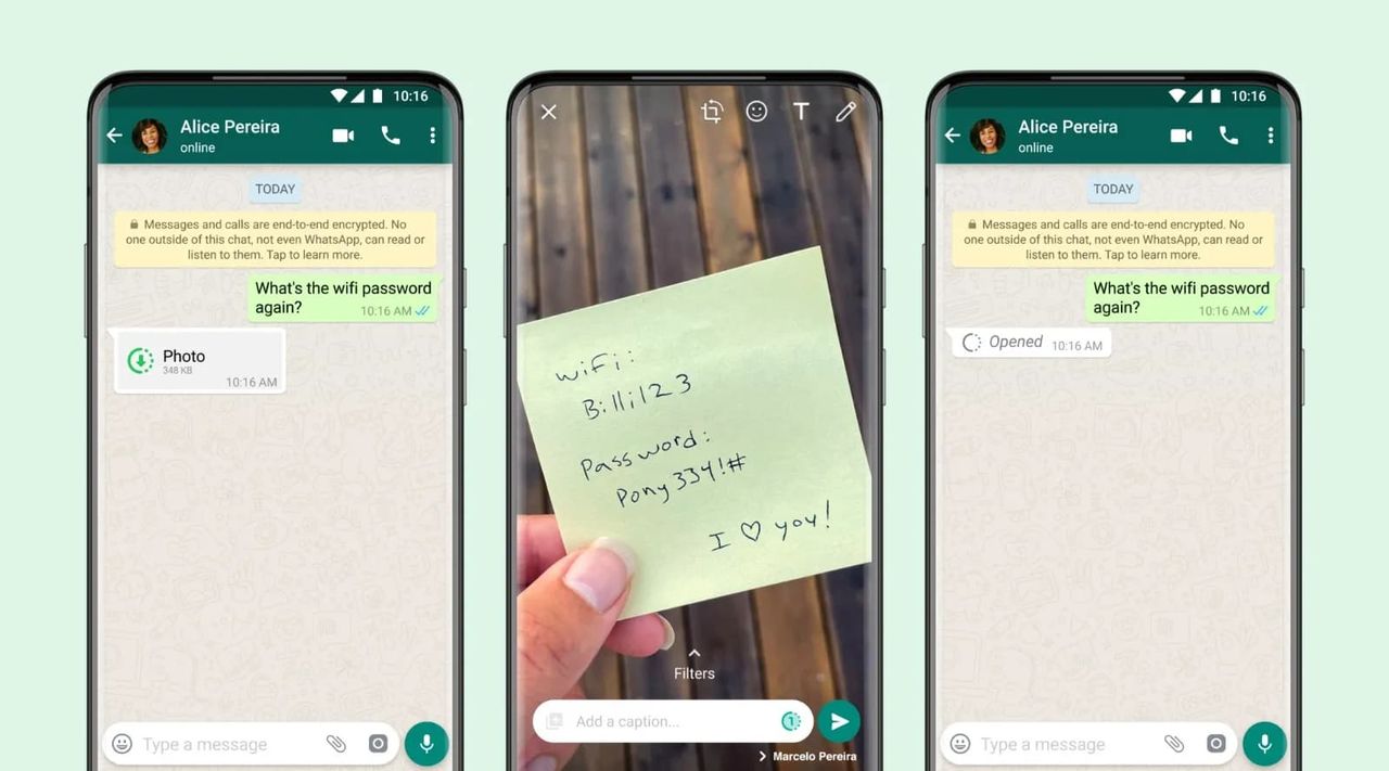 Nu kan man skicka självraderande bilder med WhatsApp