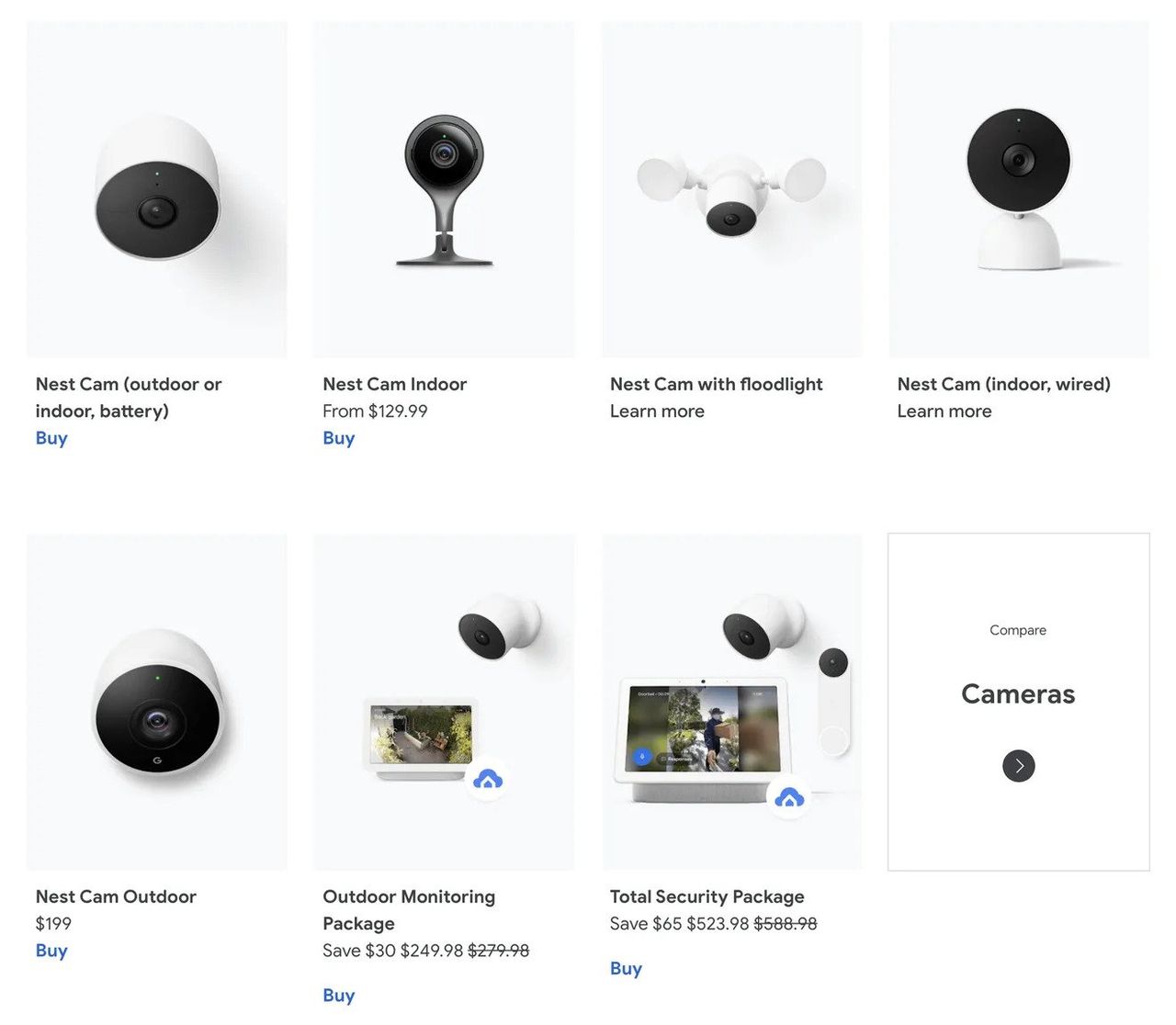 Google råkar avslöja kommande Nest-kameror