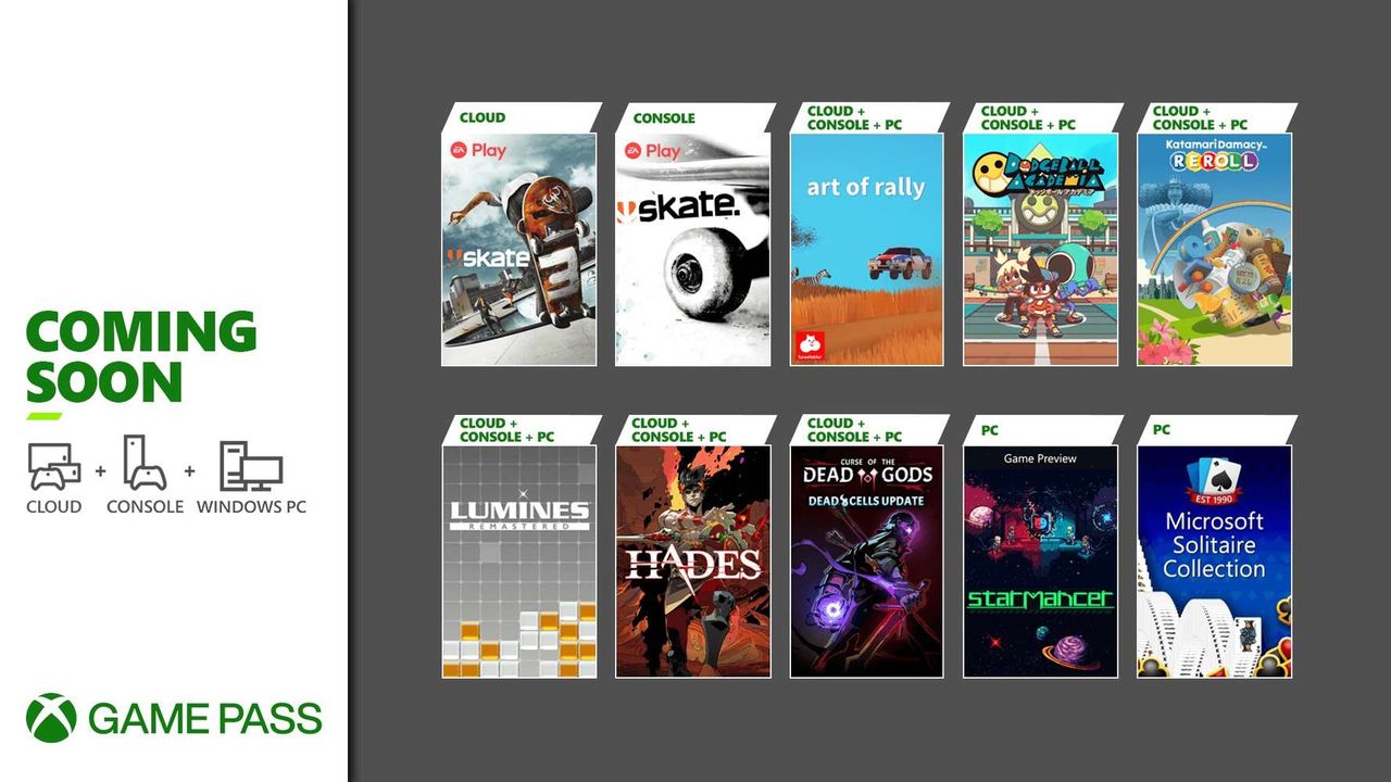 Microsoft petar in augustis spel i Game Pass