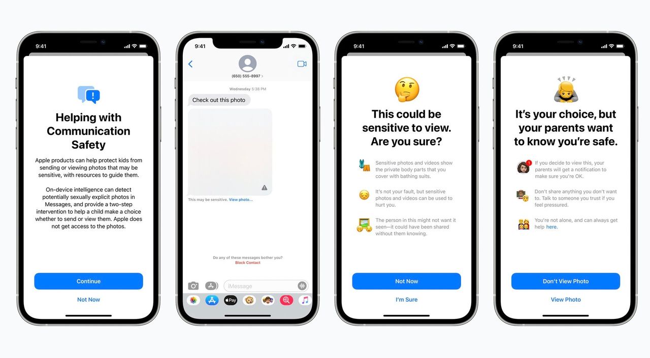 Apple tar fram funktioner för att skydda barn mot övergrepp