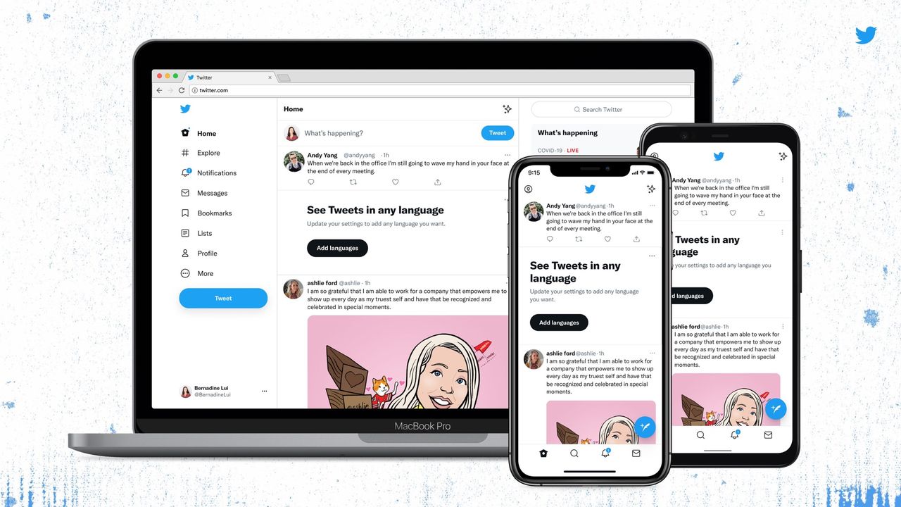 Twitter får ny design