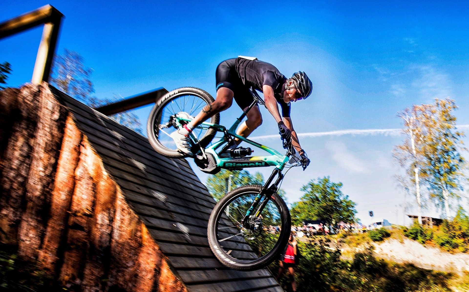 Eldriven mountainbike blir klass på Gotland