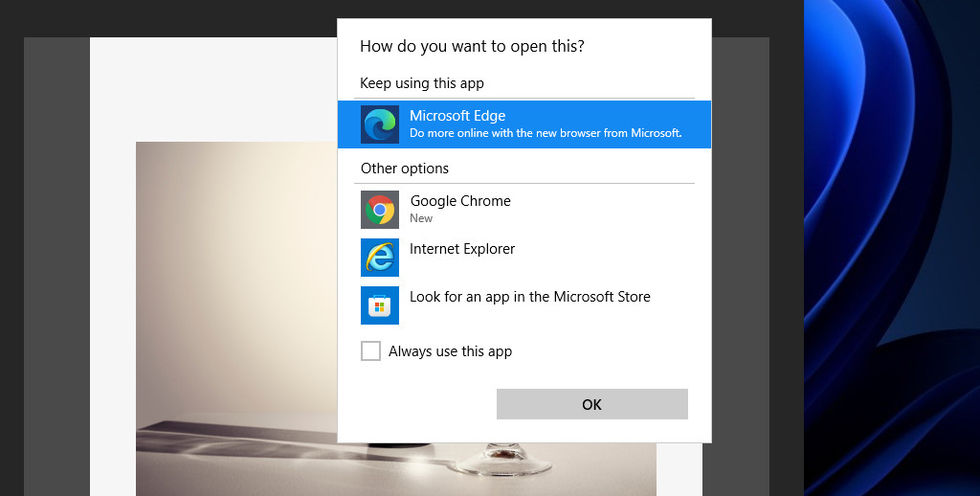 Microsoft gör det jobbigare att byta webbläsare i Windows 11