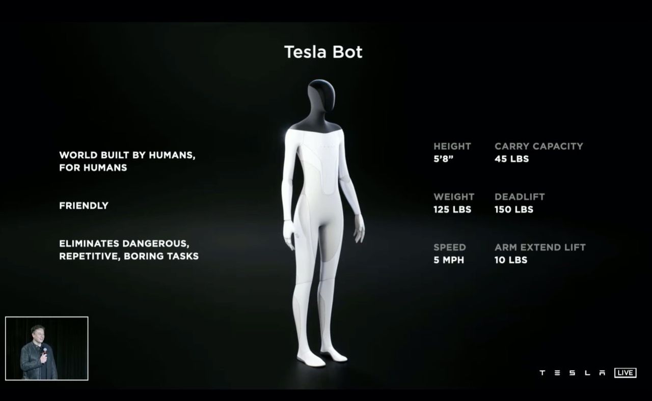 Tesla utvecklar en humanoid robot