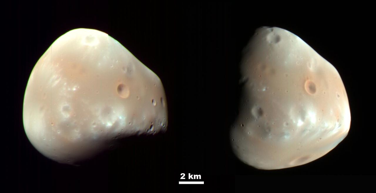 Perseverance kollar in Mars måne Deimos