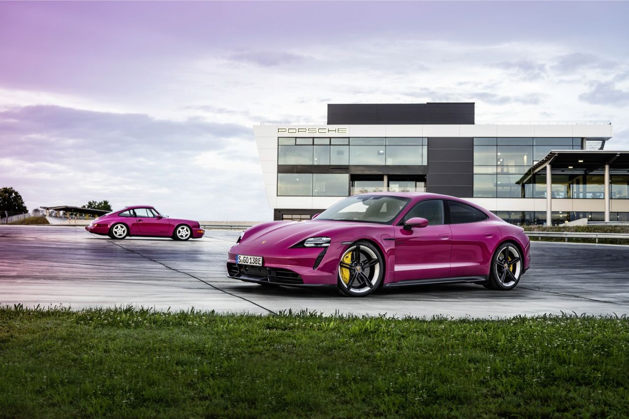Porsche Taycan får mer räckvidd och ny färg