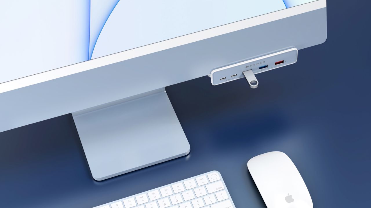 USB-hub för din färgglada iMac