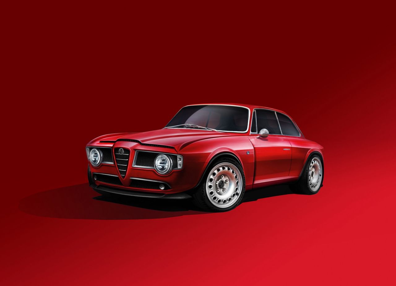 Emilia Auto visar restomoddad Alfa Romeo Giulia GT
