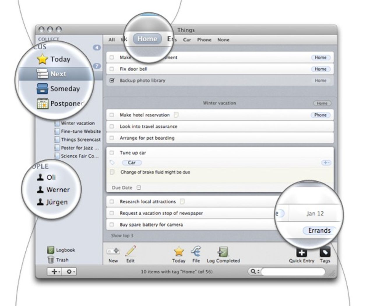 Things tar Att göra-listan till nya höjder