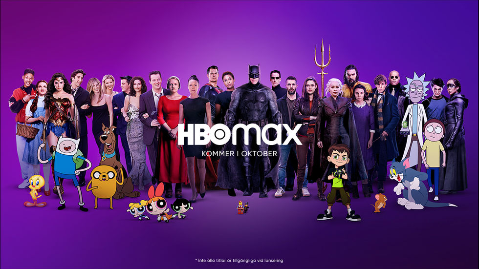 HBO Max släpps 26 oktober