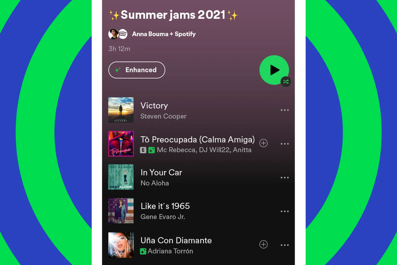 Spotify Enhance slänger in extra låtar i dina spellistor 