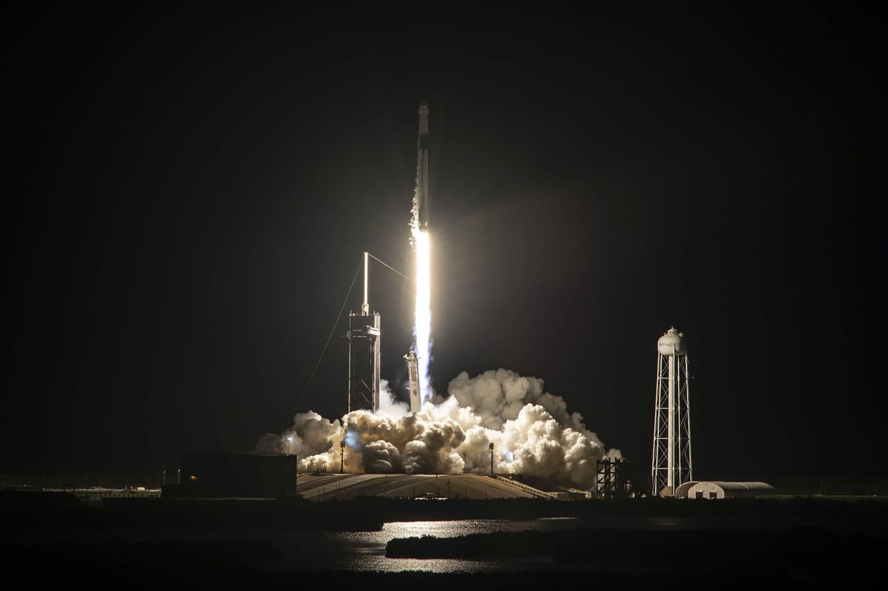 SpaceX Inspiration4 har lyft mot rymden