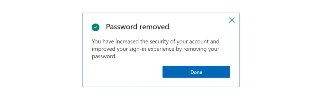 Microsoft säger hejdå till lösenord
