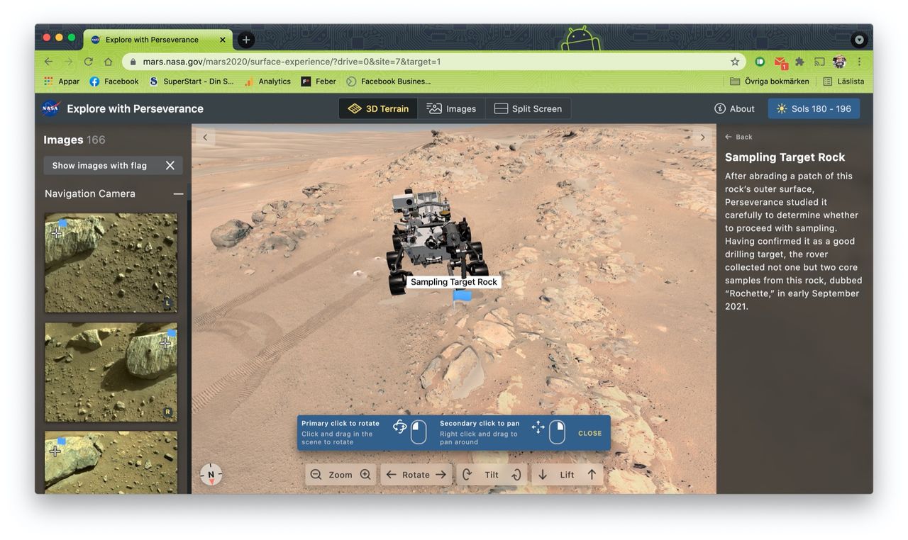 Utforska Mars med ny simulator från NASA