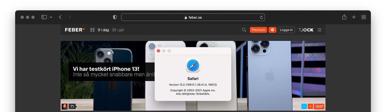 Apple har släppt en ny version av Safari till macOS