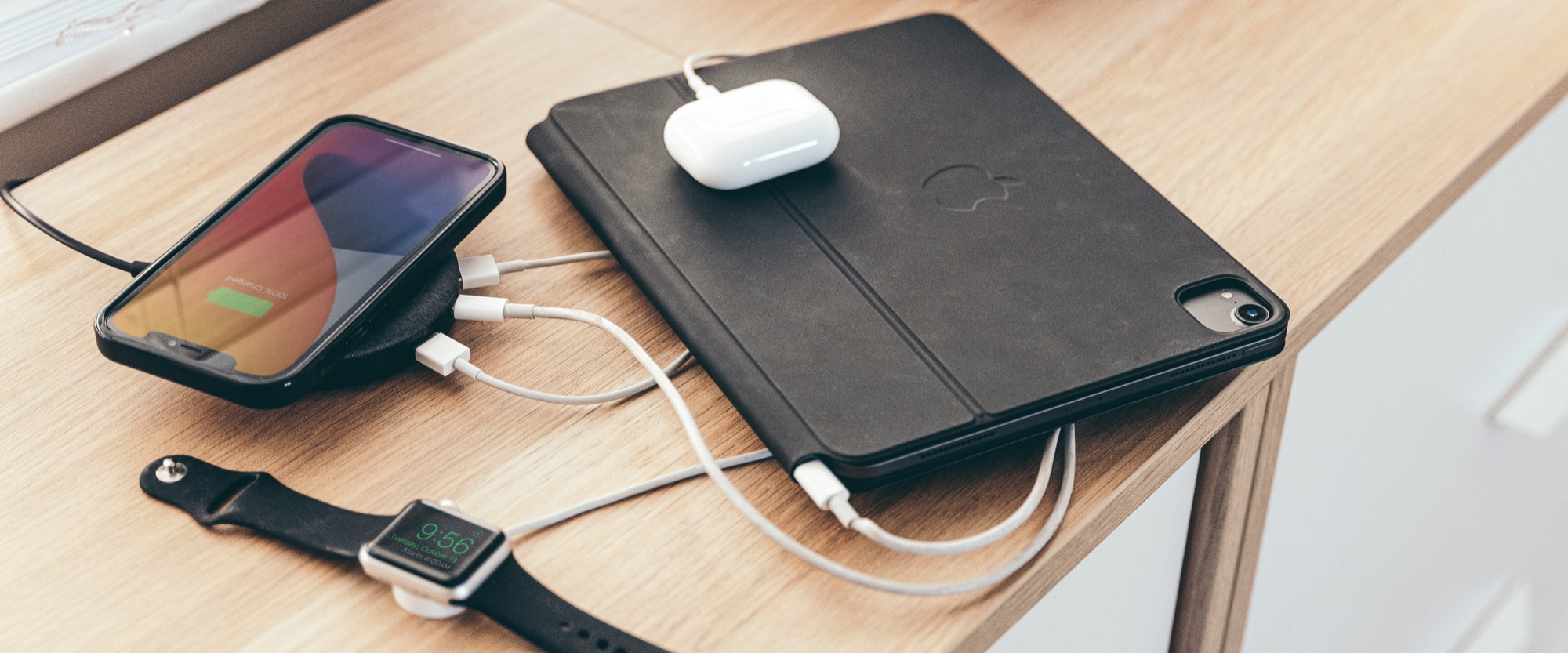 Mophie releases two new chargers.  A charging hub with wireless charging and a charging stand for Apple gadgets