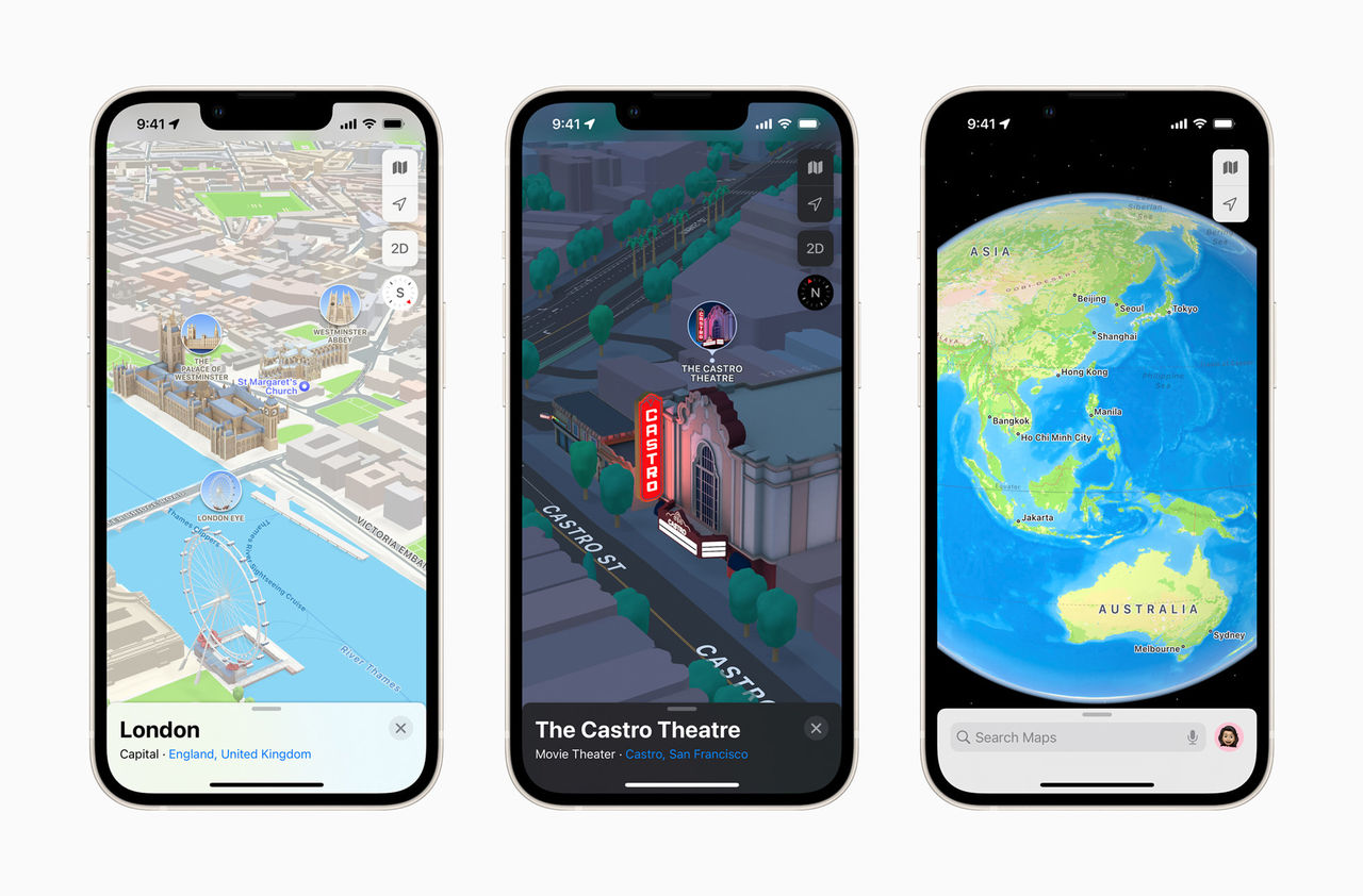 Apple Maps nya 3D-kartor kommer till Europa