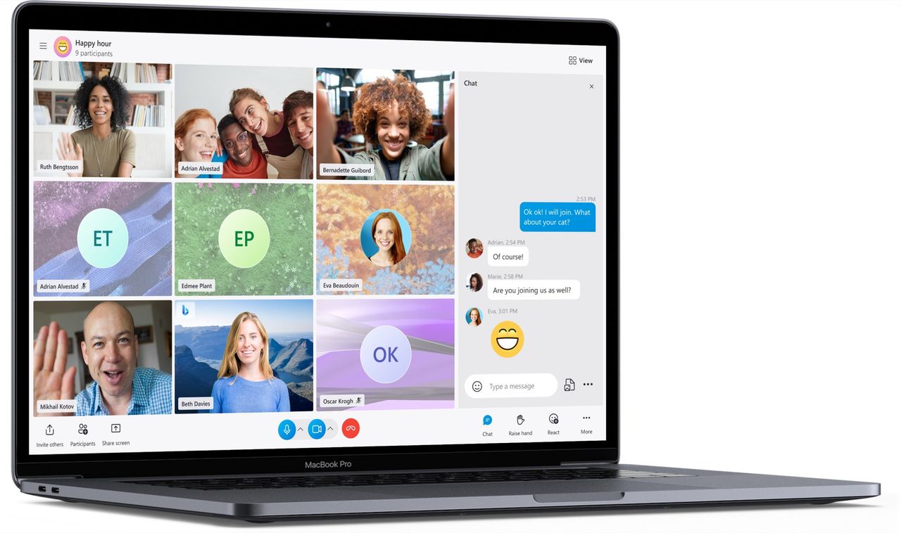 Skype får ny design