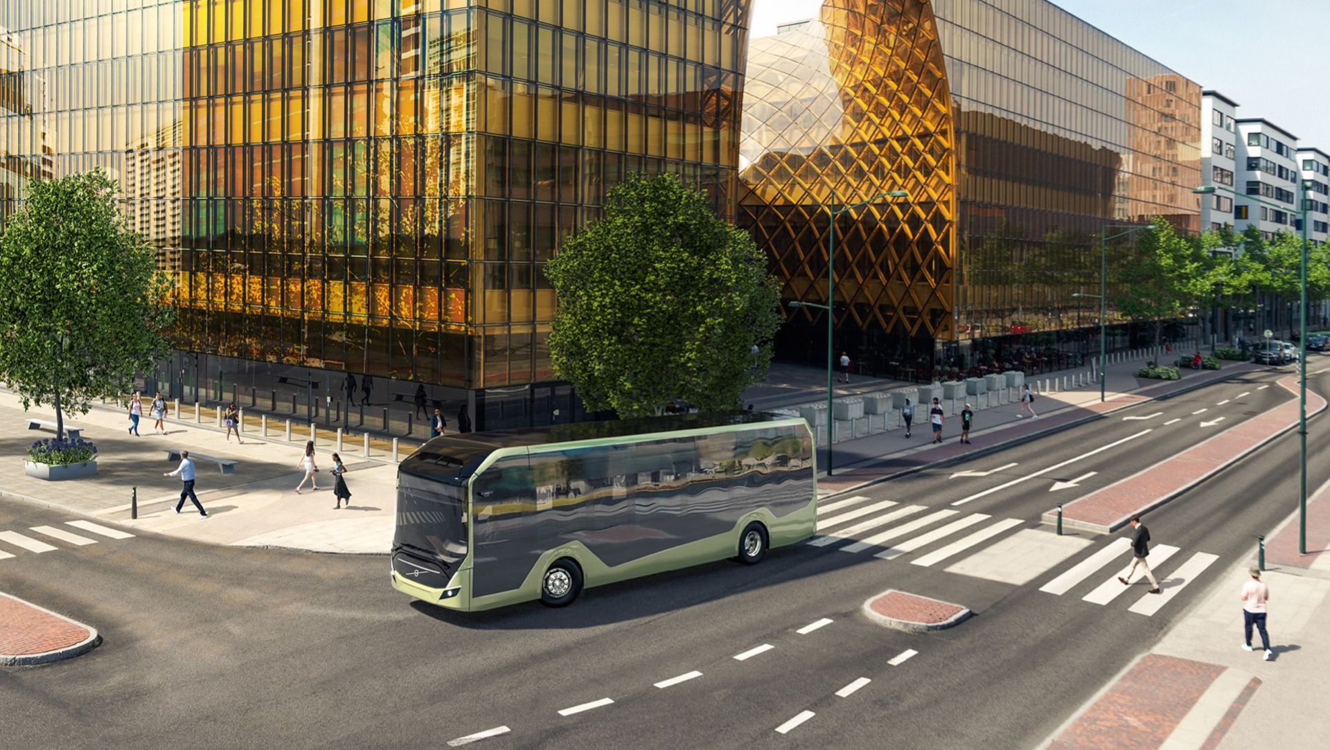 Volvo Bussar presenterar elchassit Volvo BZL Electric
