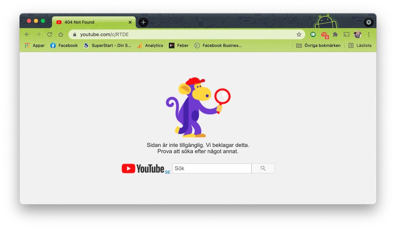 Ryssland hotar att blockera YouTube
