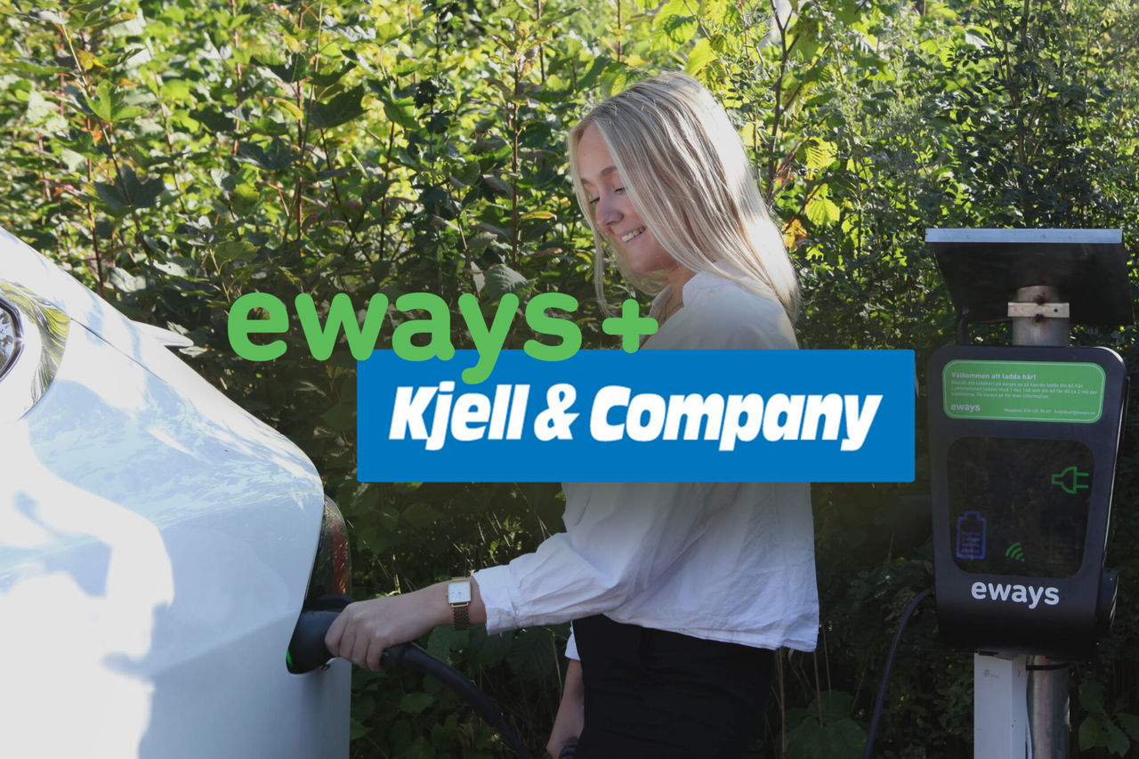 Kjell & Company börjar sälja laddstationer