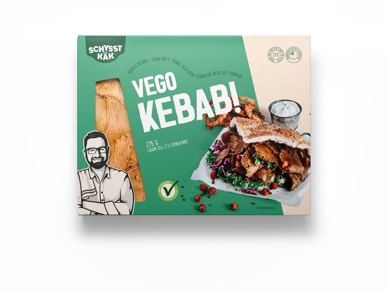 Schysst käks Vegokebab vinner pris