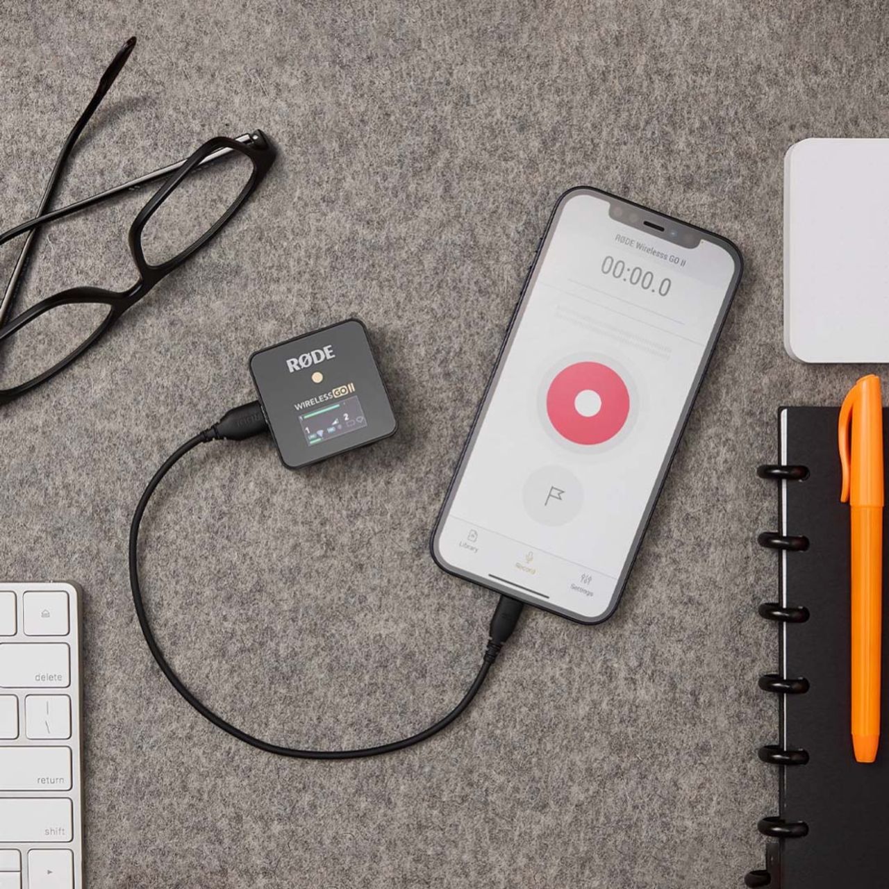 Ställ in dina Røde-mikrofoner från mobilen