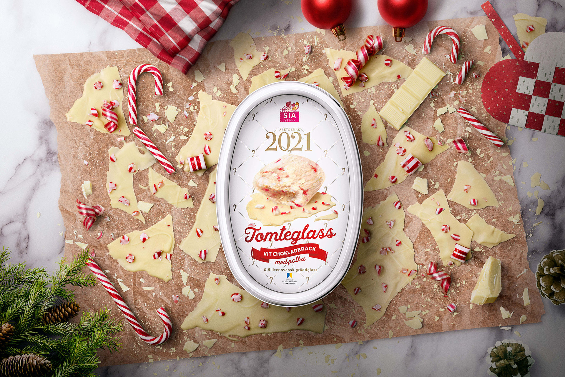 Årets tomteglass från Sia är här