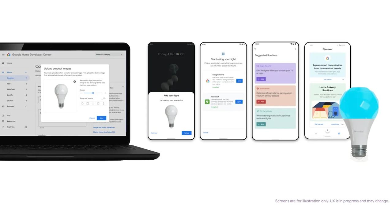 Google visar upp grejer till Matter