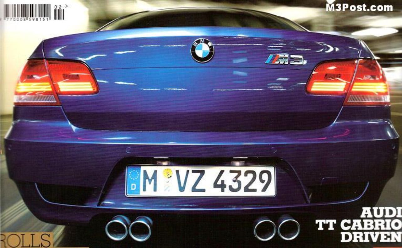 Car förklarar BMW M3-renderingar