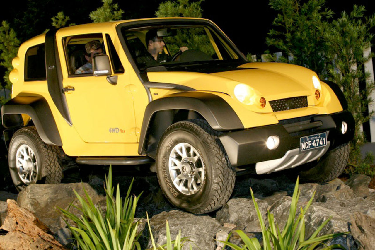 Brasiliansk jeep går på etanol