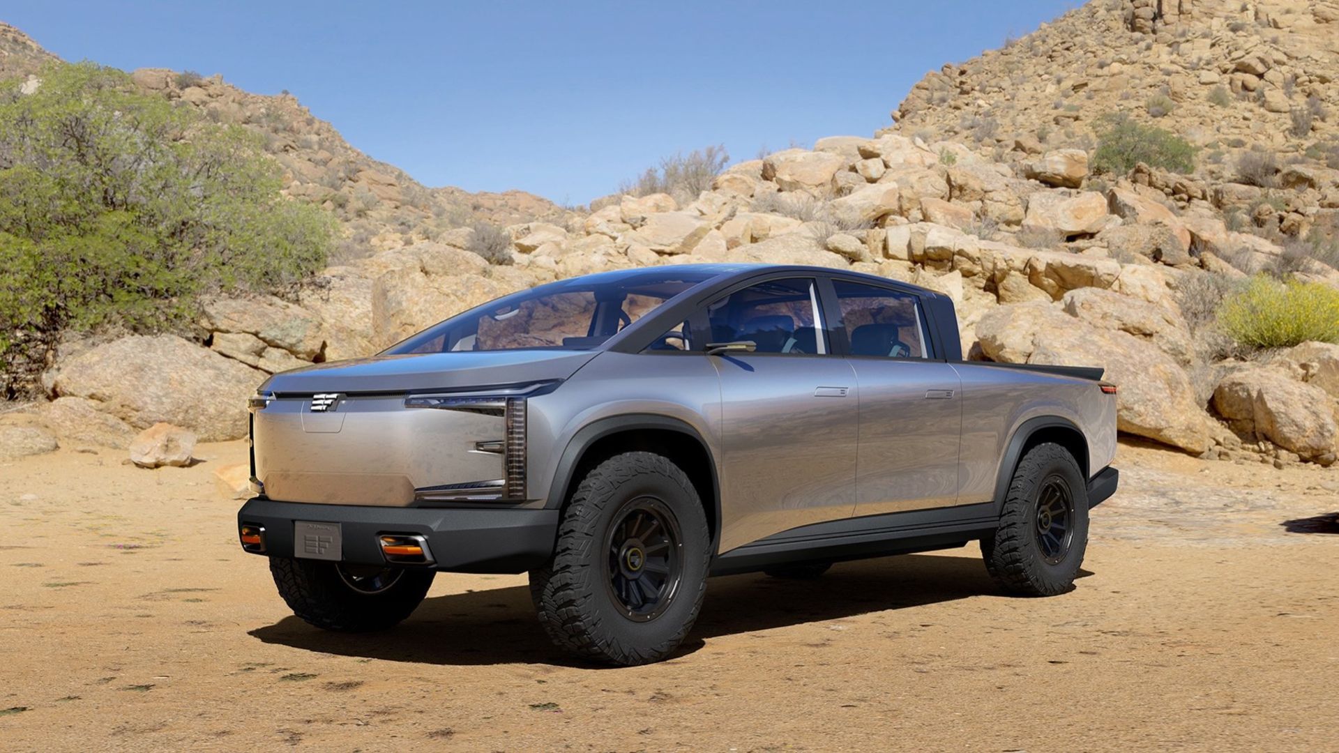 Edison Future visar eldrivna pickupen EF1-T