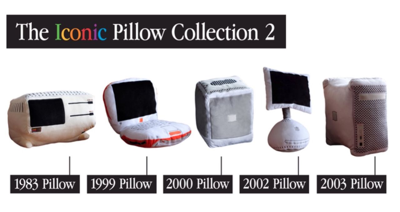 Nytt gäng Mac-datorer släpps som kuddar