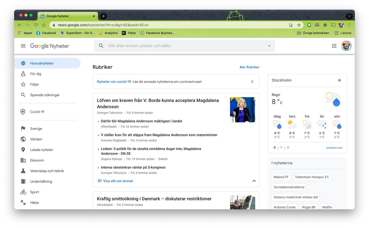 Google News återvänder till Spanien