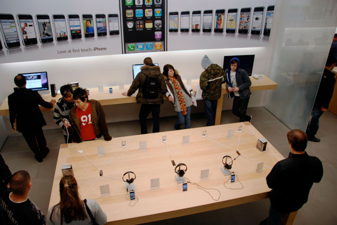 iPhone slutsåld i Chicago