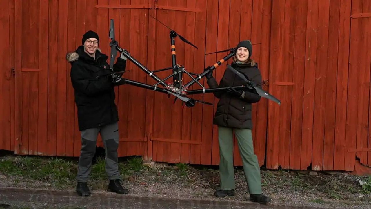 Svenska AirForestry ska gallra skog med jättedrönare