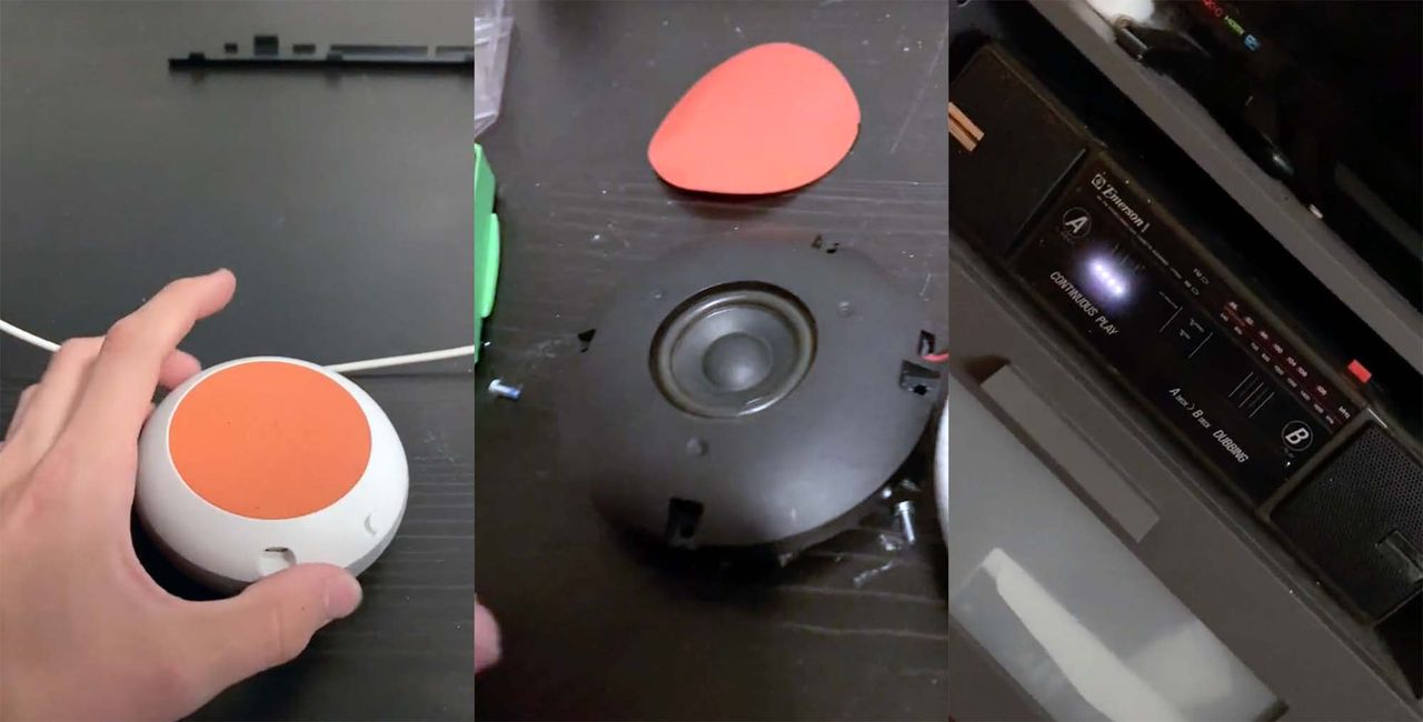 Kille gör om gammal bandare till Googlehögtalare