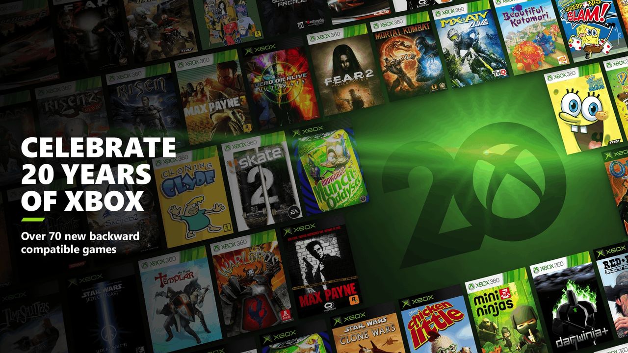 Xbox utökar sin bakåtkompatibilitet