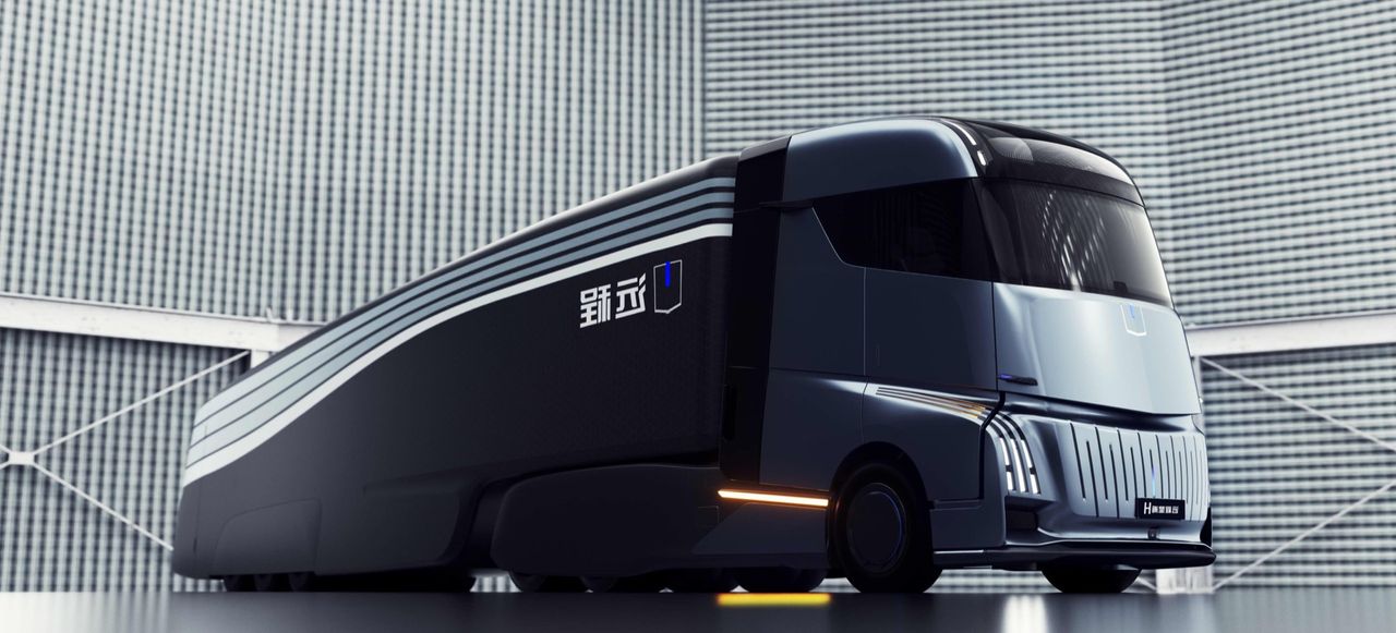 Geely presenterar eldriven lastbil