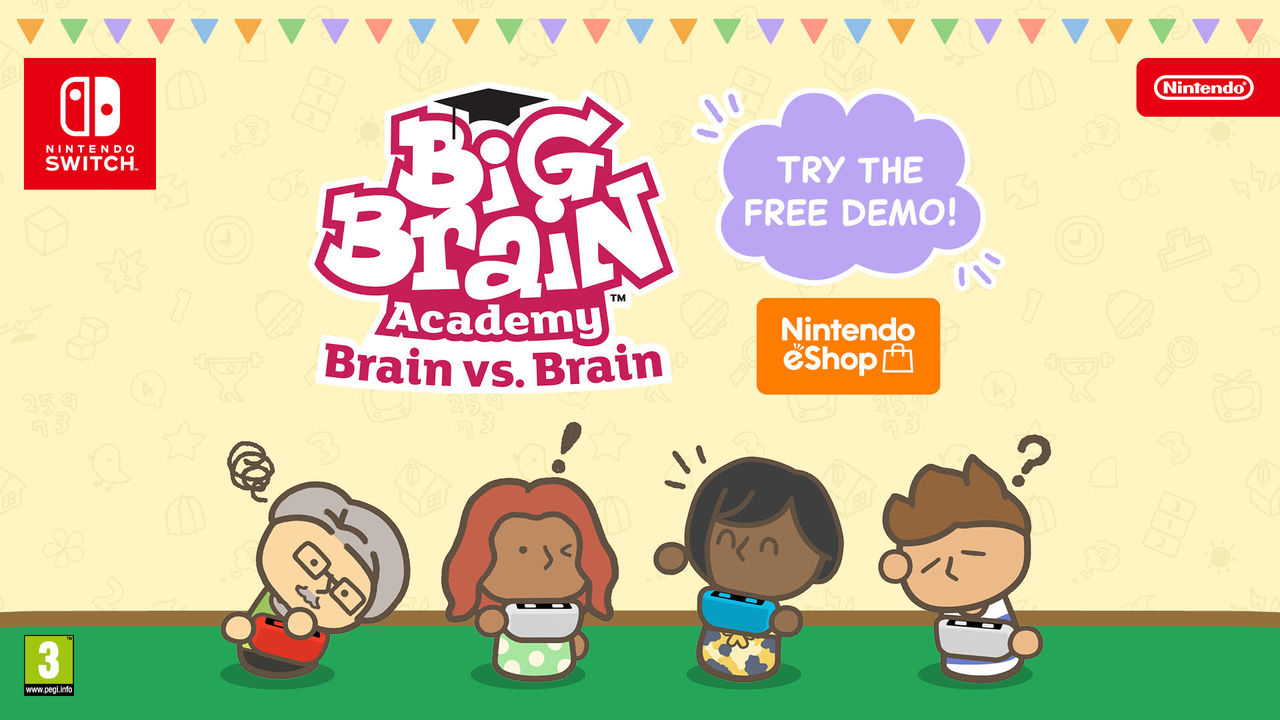 Nu kan du testa Big Brain Academy: Brain vs. Brain