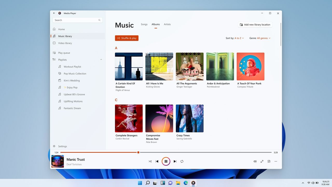 Microsoft ersätter Windows Media Player med ny mediaspelare