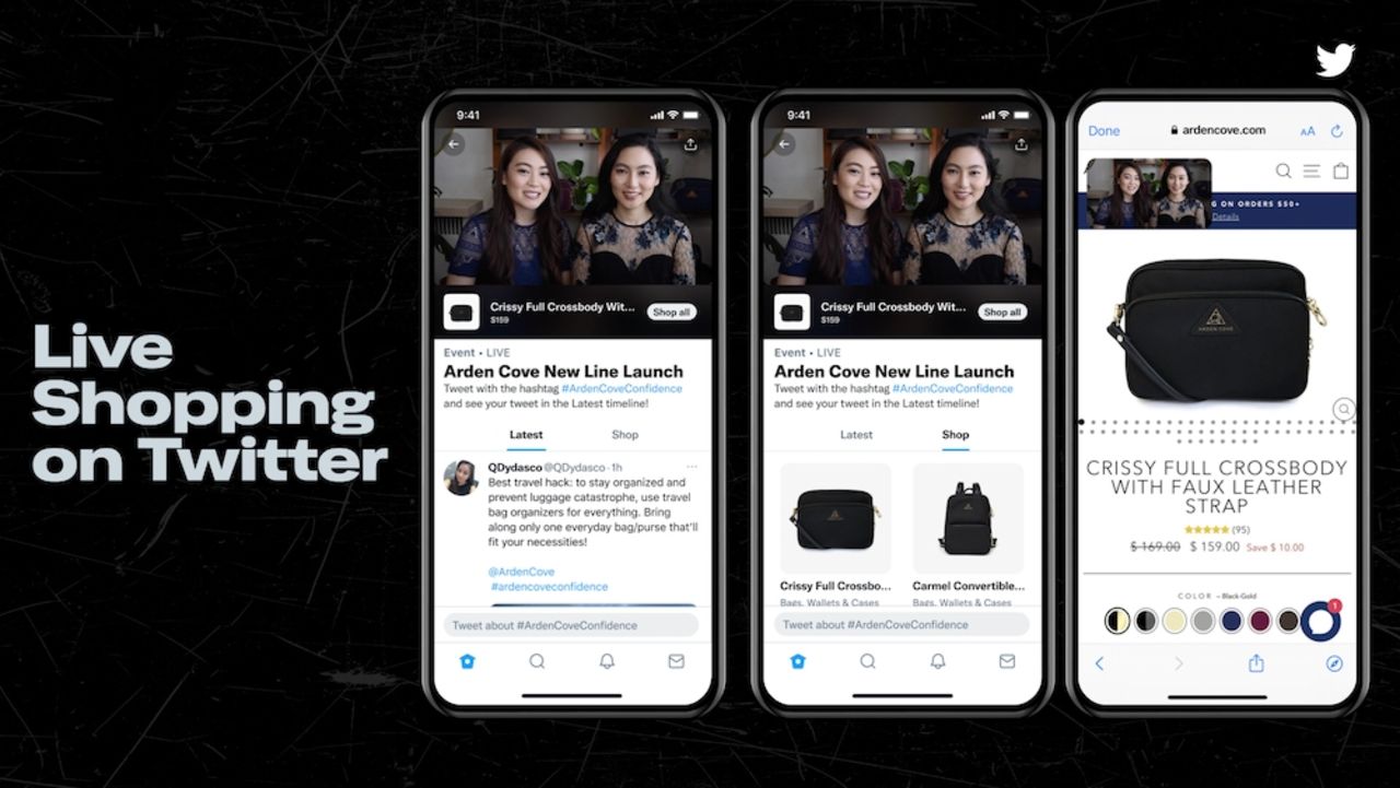Twitter börjar testa live-shopping