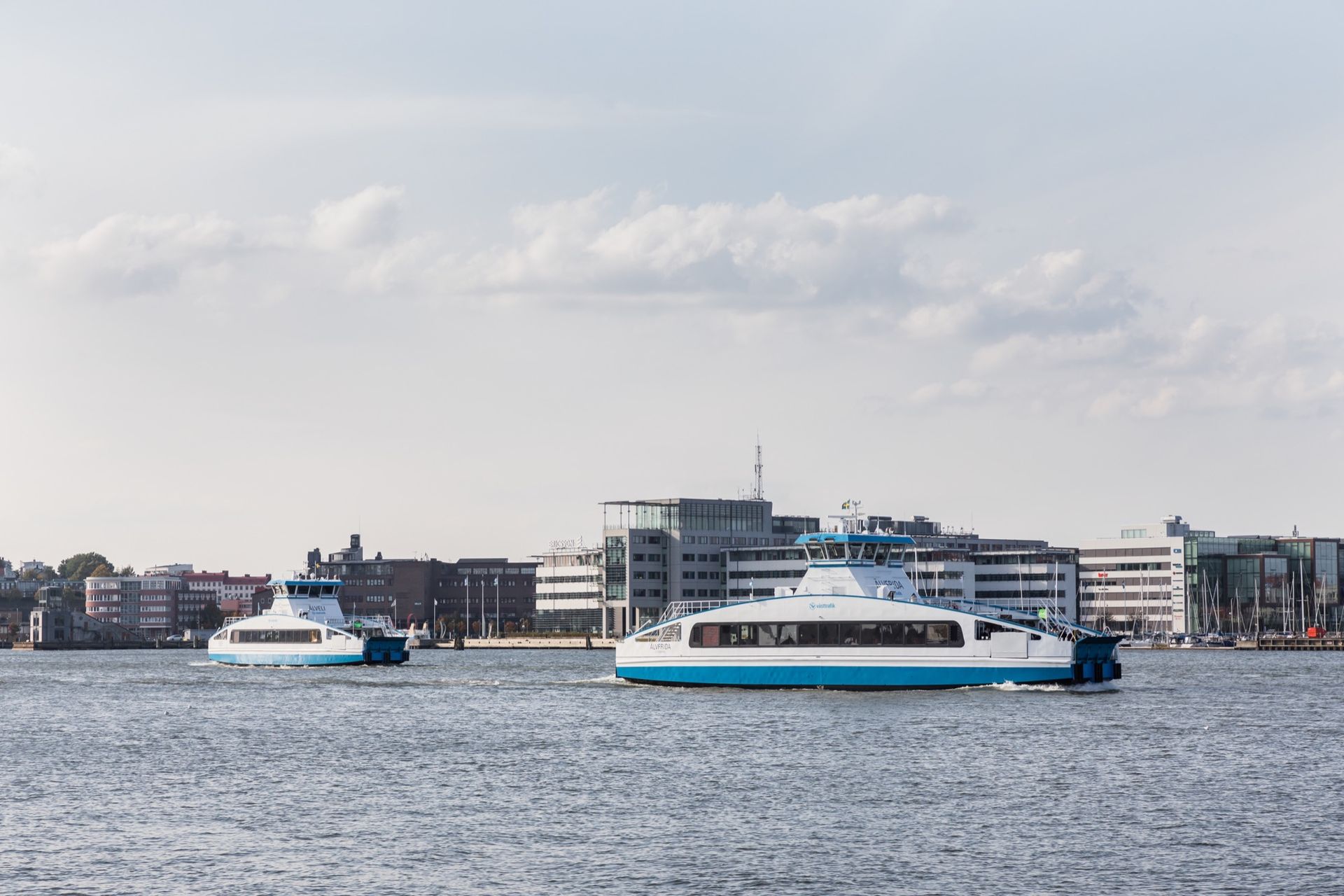 Västtrafiks nya elfärja döps till Eloise