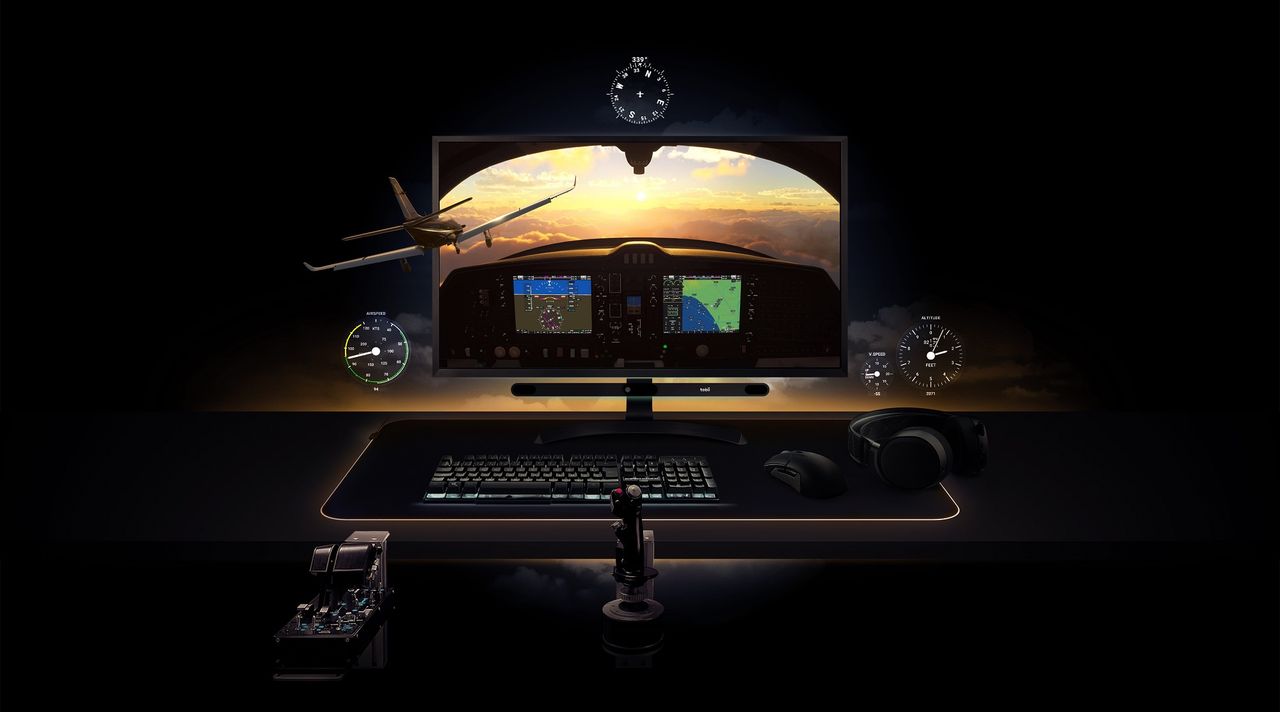 Microsoft Flight Simulator får stöd för Tobiis ögontracker