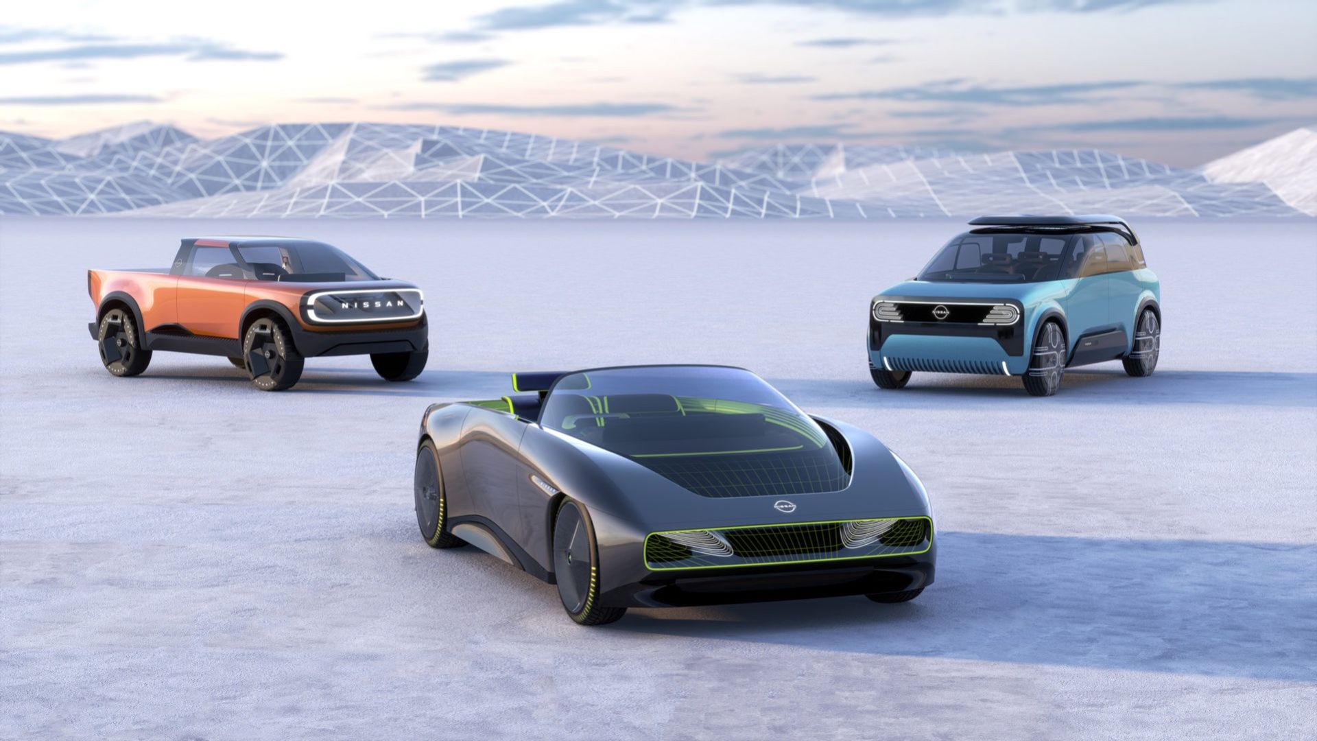 Nissan visar fyra nya eldrivna konceptbilar