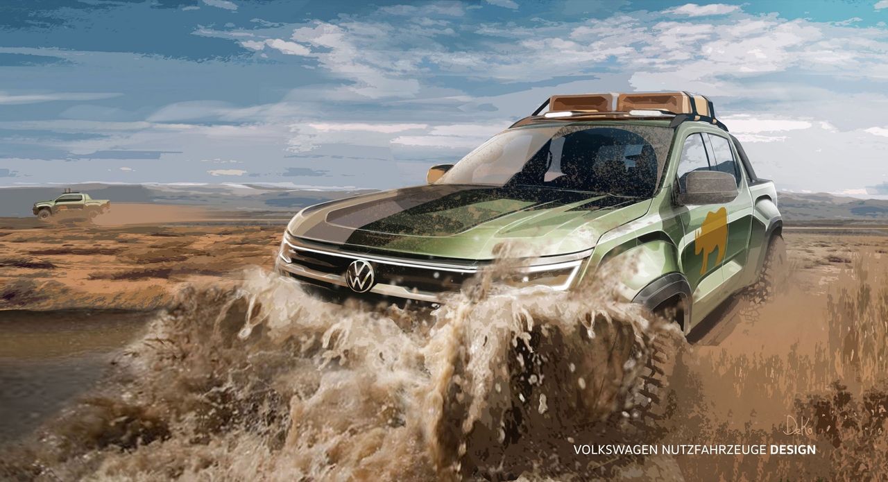 Fler bilder på nya Volkswagen Amarok