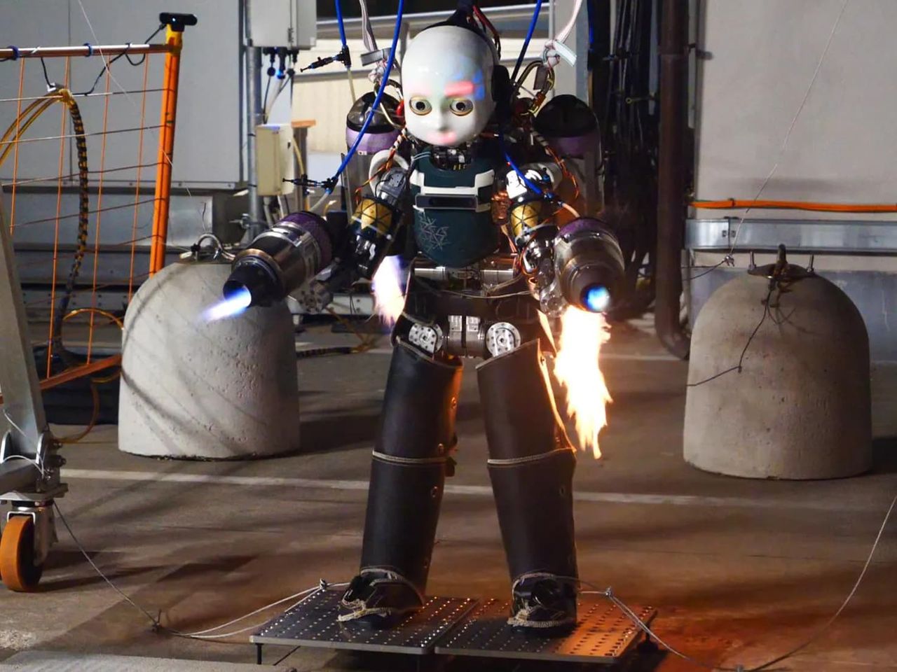 Forskare tar fram robot med jetmotorer